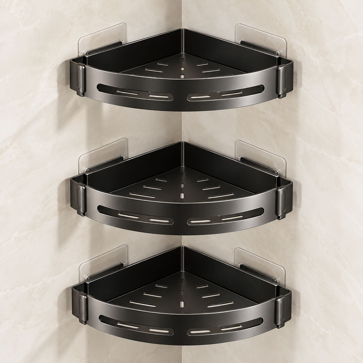 Étagère de douche sans perçage, vue du produit